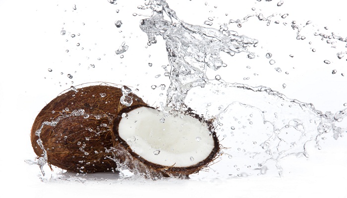 coconut breaking at auspicious ritual