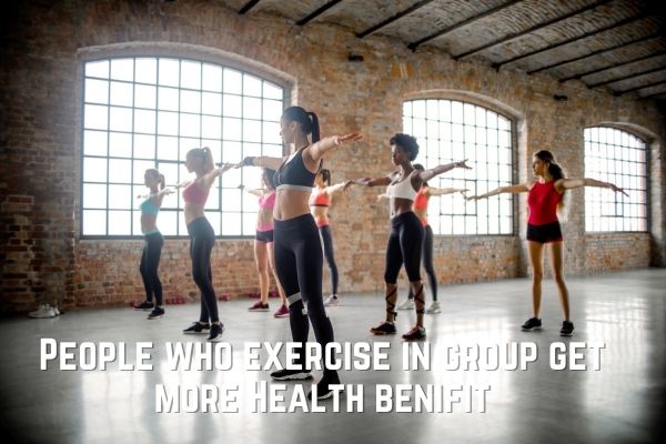 People who exercise in group get more Health benifit